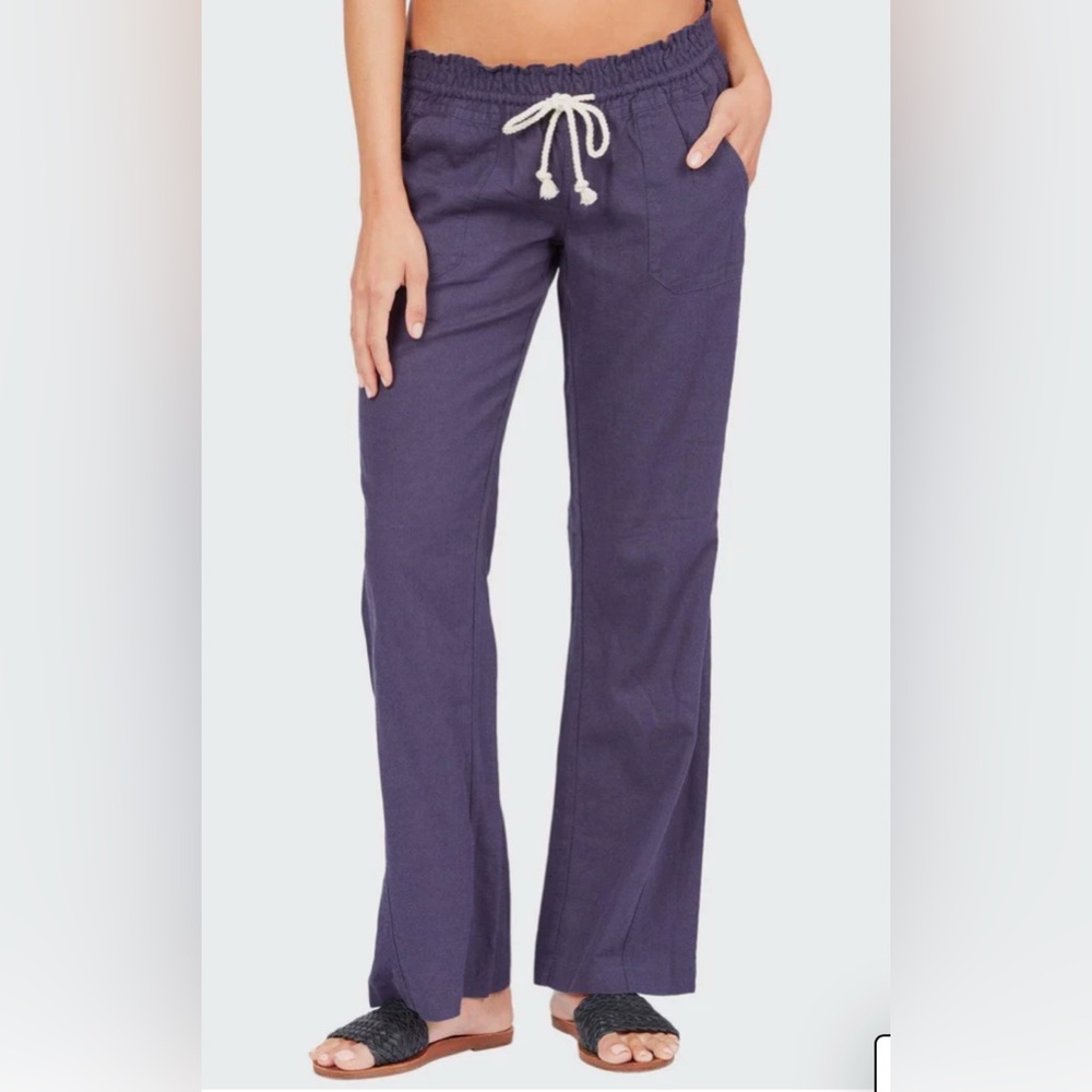 Roxy Oceanside pants in navy